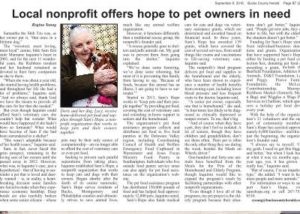 Sam's Hope Bucks County Herald Article